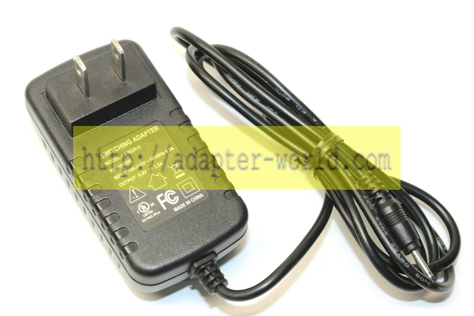*Brand NEW*SJ-0520-U Switching Transformer 5.0V DC 2.0A AC Adapter Power Supply - Click Image to Close